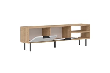 Wenus TV-benk 150 cm - Eik/Hvit - Møbler - TV- & Mediamøbler - TV benk & mediabenk