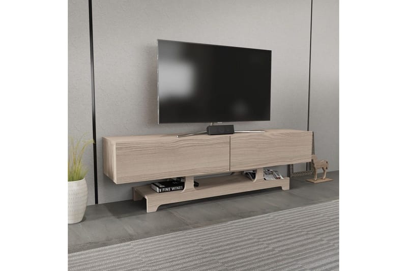 Zira TV-benk 160 cm - Rød - Møbler - TV- & Mediamøbler - TV benk & mediabenk