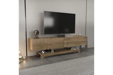 Zira TV-benk 160 cm - Valnøtt - Møbler - TV- & Mediamøbler - TV benk & mediabenk