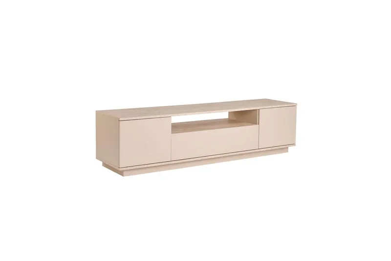 Meni TV-benk 180 cm, Mørk brun/Taupe