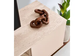 Meni TV-benk 180 cm - Mørk brun/Taupe - Møbler - TV- & Mediamøbler - TV benk & mediabenk