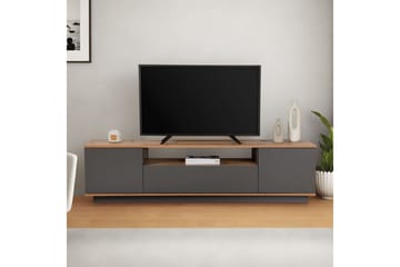 Meni TV-benk 180 cm - Natur/Antrasitt - Møbler - TV- & Mediamøbler - TV benk & mediabenk
