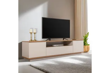 Meni TV-benk 180 cm - Natur/Gul - Møbler - TV- & Mediamøbler - TV benk & mediabenk