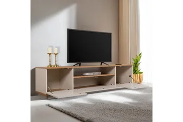 Meni TV-benk 180 cm - Natur/Gul - Møbler - TV- & Mediamøbler - TV benk & mediabenk