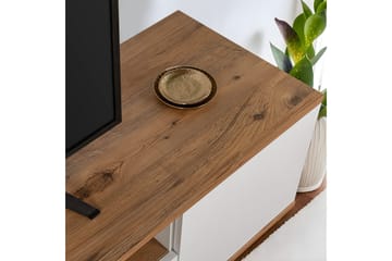 Meni TV-benk 180 cm - Natur/Hvit - Møbler - TV- & Mediamøbler - TV benk & mediabenk