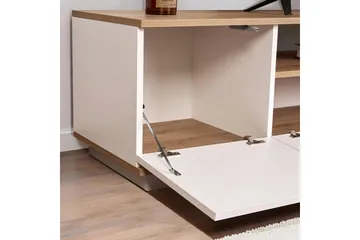 Meni TV-benk 180 cm - Natur/Hvit - Møbler - TV- & Mediamøbler - TV benk & mediabenk