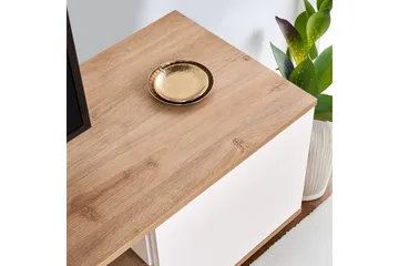 Meni TV-benk 180 cm - Natur/Hvit - Møbler - TV- & Mediamøbler - TV benk & mediabenk