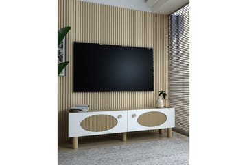 Mittopuri TV-benk 153,6 cm - Taupe - Møbler - TV- & Mediamøbler - TV benk & mediabenk