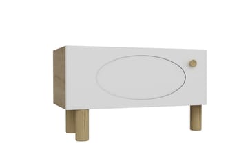 Mittopuri TV-benk 153,6 cm - Taupe/Hvit - Møbler - TV- & Mediamøbler - TV benk & mediabenk