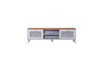 Mjudi TV-benk 55 cm - Lyse brun/Hvit - Møbler - TV- & Mediamøbler - TV benk & mediabenk