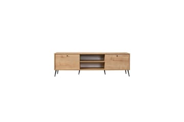 Mjudi TV-benk 55 cm - Lysfarget tre - Møbler - TV- & Mediamøbler - TV benk & mediabenk