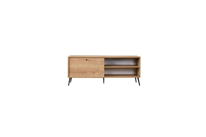 Mjudi TV-benk 55 cm - Lysfarget tre - Møbler - TV- & Mediamøbler - TV benk & mediabenk