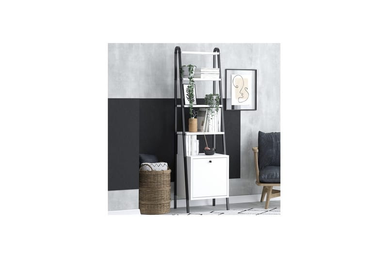Mojon Bokhylle 44 cm - Sort/Hvit - Oppbevaring - Hylle - Bokhylle