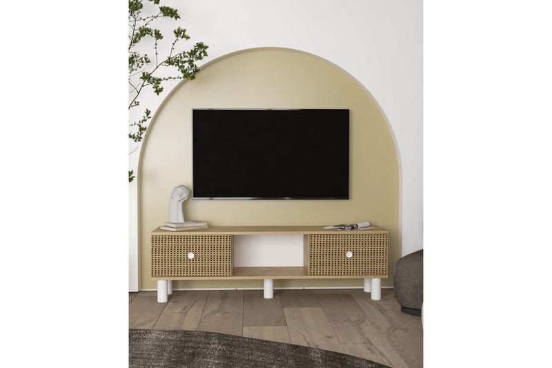 Mono TV-benk 150 cm - Brun/Rødfarget tre - Møbler - TV- & Mediamøbler - TV benk & mediabenk