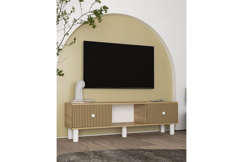 Mono TV-benk 150 cm - Brun/Rødfarget tre - Møbler - TV- & Mediamøbler - TV benk & mediabenk