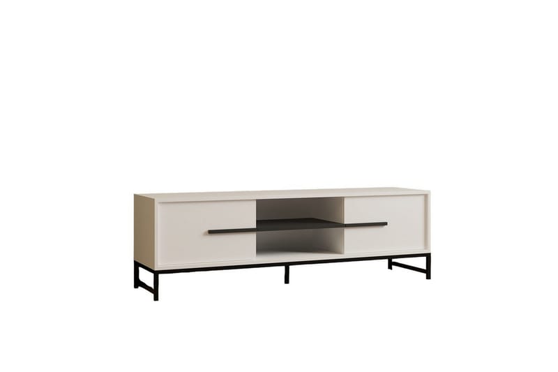 Mono TV-benk 160 cm - Hvit - Møbler - TV- & Mediamøbler - TV benk & mediabenk
