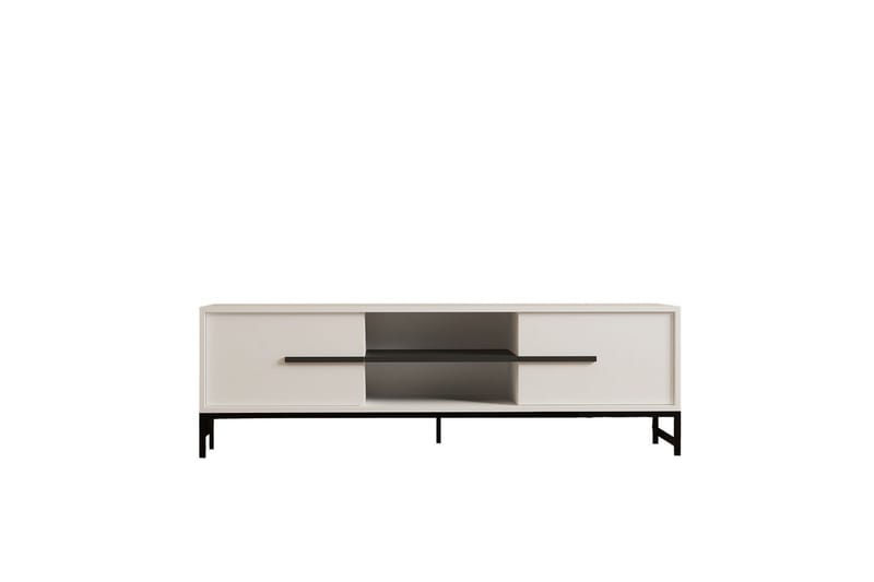 Mono TV-benk 160 cm - Hvit - Møbler - TV- & Mediamøbler - TV benk & mediabenk