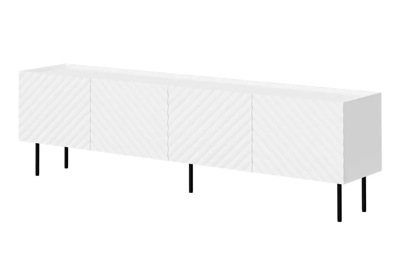 Munkedal TV-benk 200 cm, Hvit