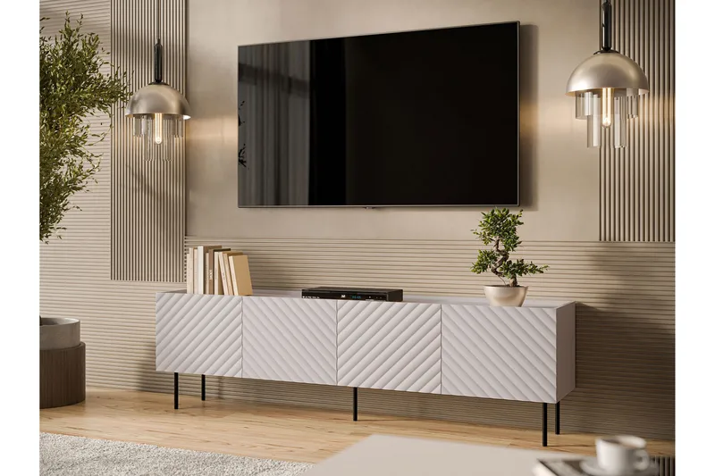 Munkedal TV-benk 200 cm - Kashmir - Møbler - TV- & Mediamøbler - TV benk & mediabenk