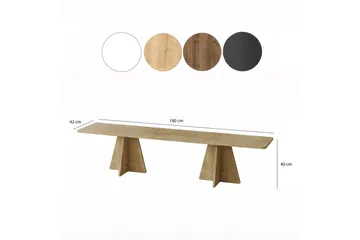 Munne TV-benk 180 cm - Eik - Møbler - TV- & Mediamøbler - TV benk & mediabenk