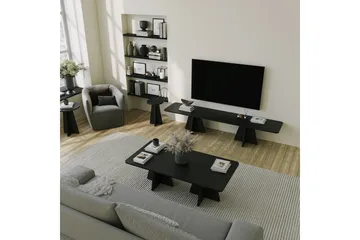 Munne TV-benk 180 cm - Svart - Møbler - TV- & Mediamøbler - TV benk & mediabenk