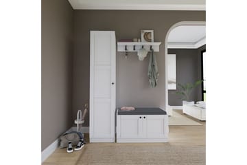 Nagouri TV-møbelsett 130x35 cm - Hvit - Møbler - TV- & Mediamøbler - TV-møbelsett