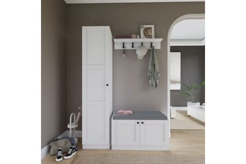 Nagouri TV-møbelsett 130x35 cm - Hvit - Møbler - TV- & Mediamøbler - TV-møbelsett