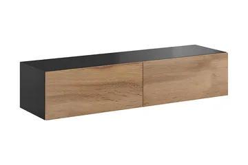 Narbonne Tv-skap 140 cm - Natur/Svart - Møbler - TV- & Mediamøbler - TV benk & mediabenk