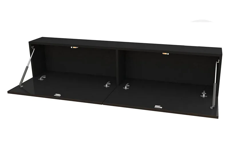 Narbonne Tv-skap 140 cm - Natur/Svart - Møbler - TV- & Mediamøbler - TV benk & mediabenk