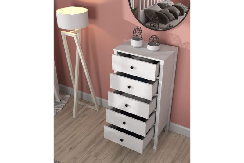 Navric TV-skap 58 cm - Natur/Hvit - Møbler - TV- & Mediamøbler - TV-skap