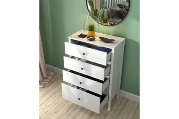 Navric TV-skap 77 cm - Natur/Hvit - Oppbevaring - Oppbevaringsmøbler - Kommode - Entrekommode