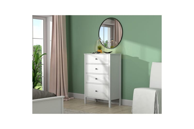 Navric TV-skap 77 cm - Natur/Hvit - Oppbevaring - Oppbevaringsmøbler - Kommode - Entrekommode