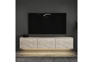 Neon TV-benk 160 cm Beige - Beige - Møbler - TV- & Mediamøbler - TV benk & mediabenk