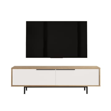 Nilena TV-benk 160x45,1x35,5 cm - eik, hvit - Møbler - TV- & Mediamøbler - TV benk & mediabenk