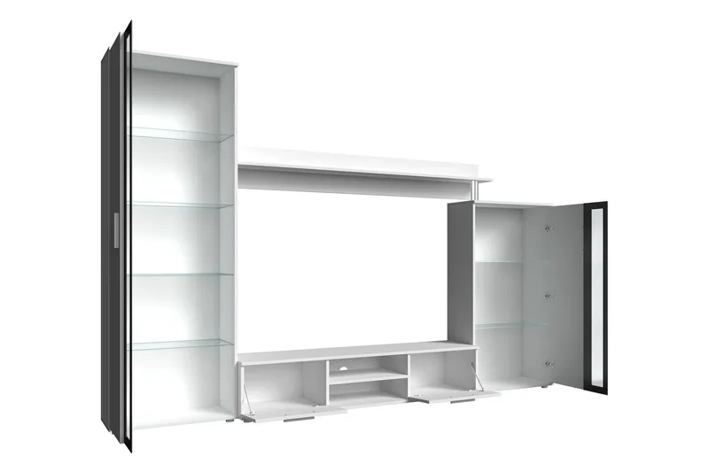 Olerum TV-møbelsett 256x40 cm - Natur - Møbler - TV- & Mediamøbler - TV-møbelsett