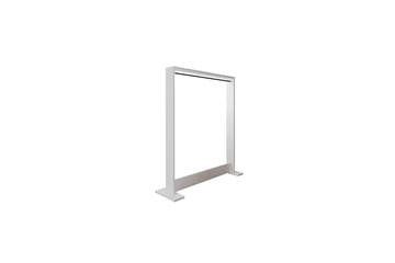Olyric TV-hylle 124 cm - Hvit - Oppbevaring - Kles oppbevaring - Kleshengere & knaggrekker - Klestativ