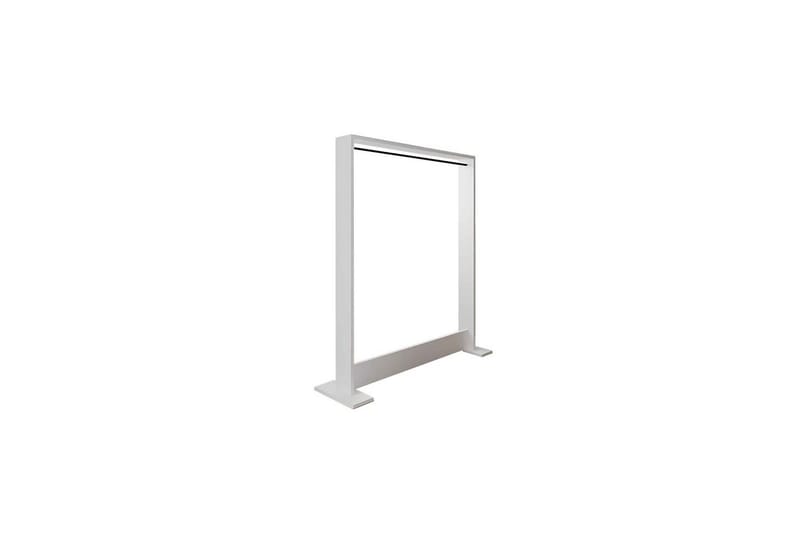 Olyric TV-hylle 124 cm - Hvit - Oppbevaring - Kles oppbevaring - Kleshengere & knaggrekker - Klestativ