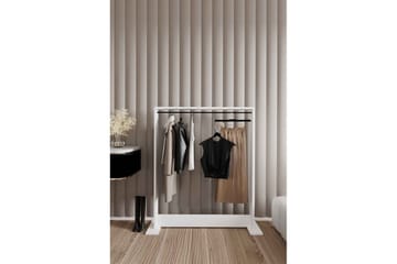 Olyric TV-hylle 124 cm - Hvit - Møbler - TV- & Mediamøbler - TV-hylle