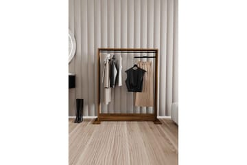 Olyric TV-hylle 124 cm - Valnøtt - Oppbevaring - Kles oppbevaring - Kleshengere & knaggrekker - Klestativ