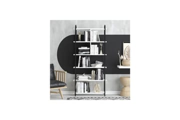 Orvric Bokhylle 78 cm - Sort/Hvit - Oppbevaring - Hylle - Bokhylle