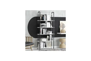 Orvric Bokhylle 78 cm - Sort/Hvit - Oppbevaring - Hylle - Bokhylle