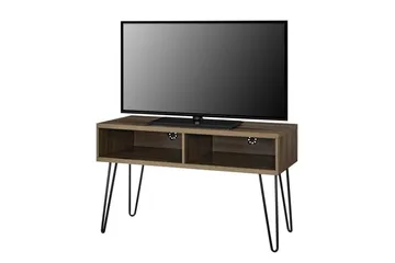 Owen Gulvstående TV-benk 107 cm med Oppbevaring i Valnøtt - Brun - Møbler - TV- & Mediamøbler - TV benk & mediabenk