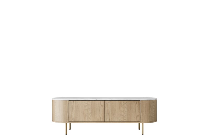 Pantego Tv-Benk 139x40 cm - Brun - Møbler - TV- & Mediamøbler - TV benk & mediabenk
