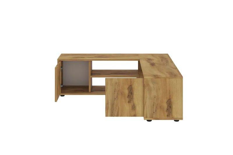 Pienk TV-benk 125 cm, Eik