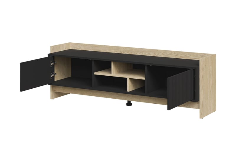 Polina TV-benk 150 cm - Brun / Svart - Møbler - TV- & Mediamøbler - TV benk & mediabenk