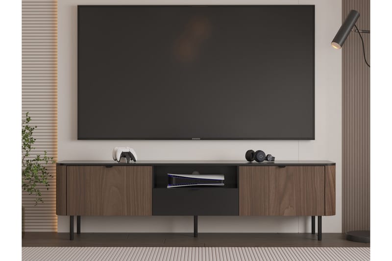 Pollena Tv-Benk 200x39 cm - Beige - Møbler - TV- & Mediamøbler - TV benk & mediabenk