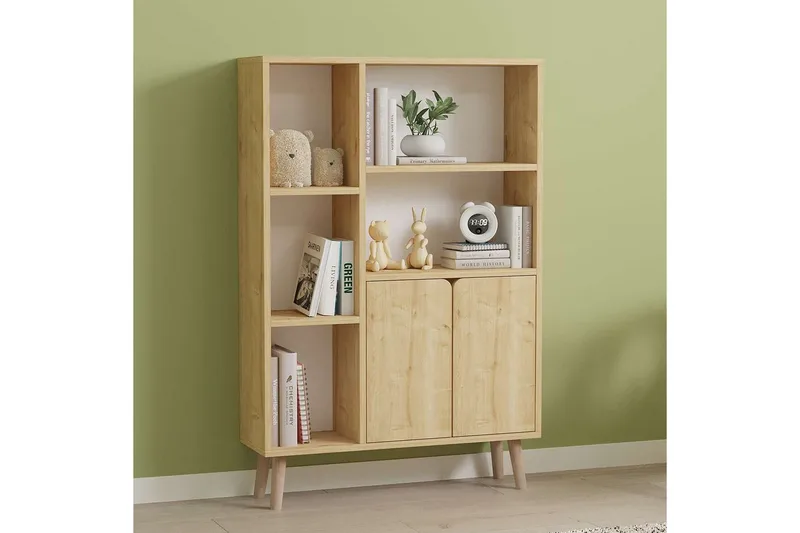 Quorana Bokhylle 25 cm - Eik - Oppbevaring - Hylle - Bokhylle