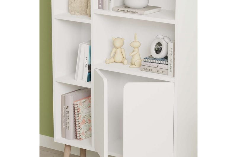 Quorana Bokhylle 25 cm - Hvit - Oppbevaring - Hylle - Bokhylle