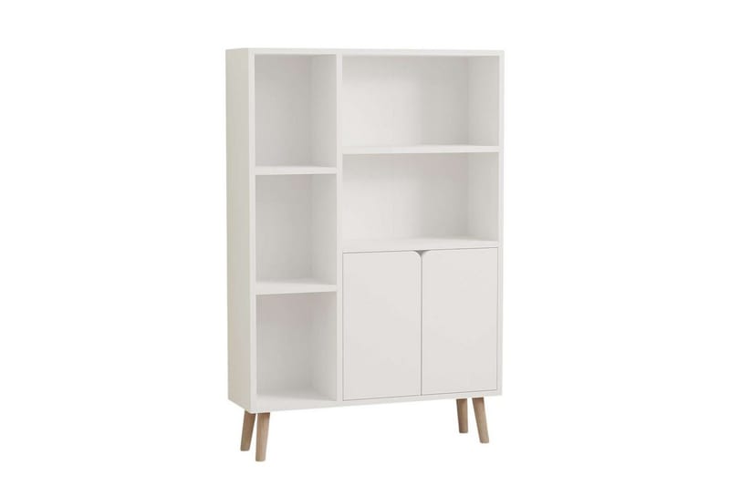 Quorana Bokhylle 25 cm - Hvit - Oppbevaring - Hylle - Bokhylle