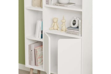 Quorana Bokhylle 25 cm - Hvit - Oppbevaring - Hylle - Bokhylle
